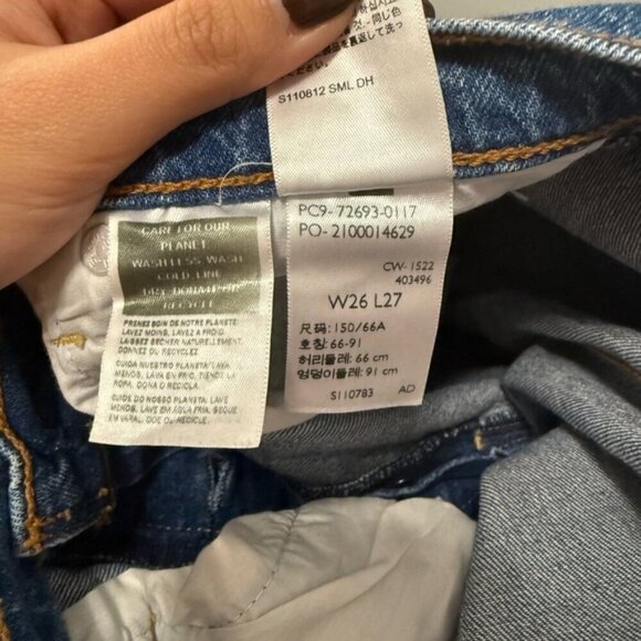 Levi's® Premium RIBCAGE STRAIGHT ANKLE WOMEN'S JEANS size 26 - Picture 12 of 12